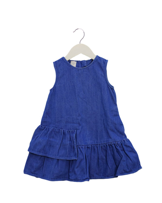 A Blue Long Sleeve Dresses from COS in size 12-24M for girl. (Front View)
