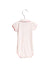 A Pink Short Sleeve Bodysuits from Petit Bateau in size 3-6M for girl. (Back View)