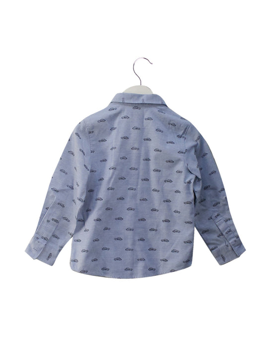 A Blue Shirts from Kingkow in size 4T for boy. (Back View)