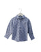 A Blue Shirts from Kingkow in size 4T for boy. (Front View)