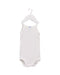 A White Sleeveless Bodysuits from Petit Bateau in size 3-6M for girl. (Front View)
