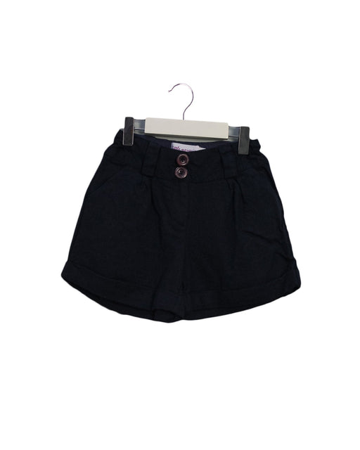 A Navy Shorts from Little Mercerie in size 5T for girl. (Front View)