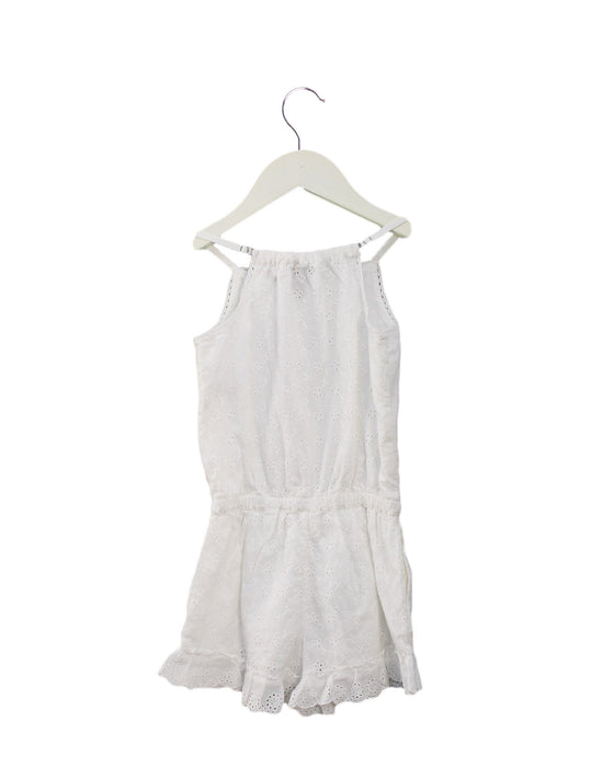 A White Sleeveless Rompers from Polo Ralph Lauren in size 2T for girl. (Back View)