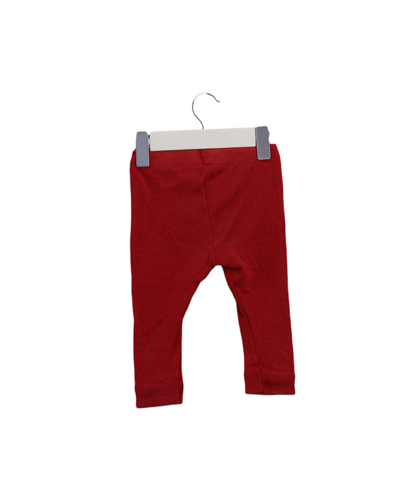 A Red Leggings from Petit Bateau in size 3-6M for girl. (Back View)
