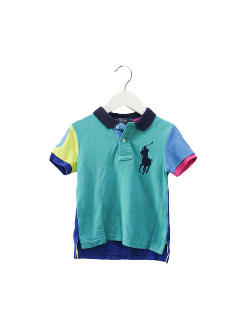 A Multicolour Short Sleeve Polos from Polo Ralph Lauren in size 2T for boy. (Front View)