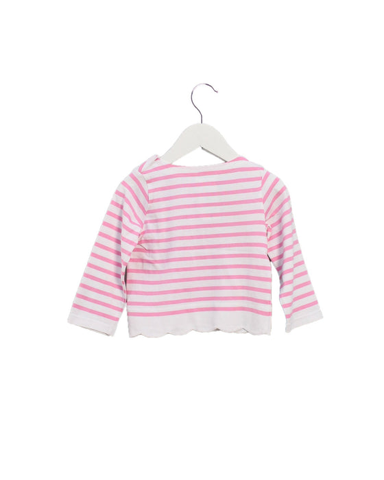 A Pink Long Sleeve Tops from Jacadi in size 2T for girl. (Back View)