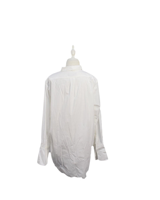 A White Shirts from Hatch in size L for maternity. (Back View)