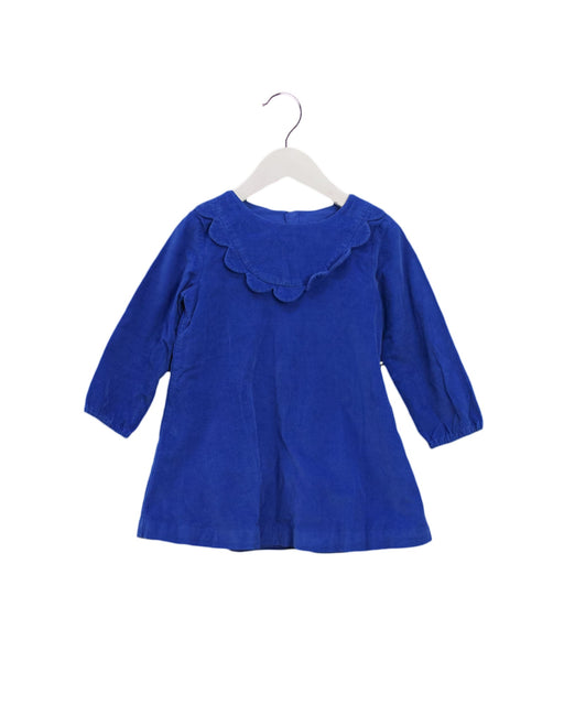 A Blue Long Sleeve Dresses from Jacadi in size 3T for girl. (Front View)
