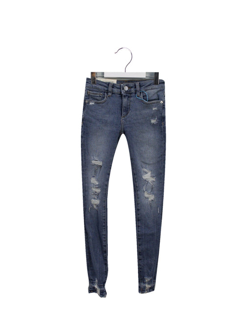 A Blue Jeans from DL1961 in size 7Y for girl. (Front View)