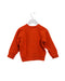 A Orange Sweatshirts from Petit Bateau in size 4T for boy. (Back View)