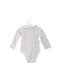 A White Long Sleeve Bodysuits from Jacadi in size 6-12M for girl. (Back View)