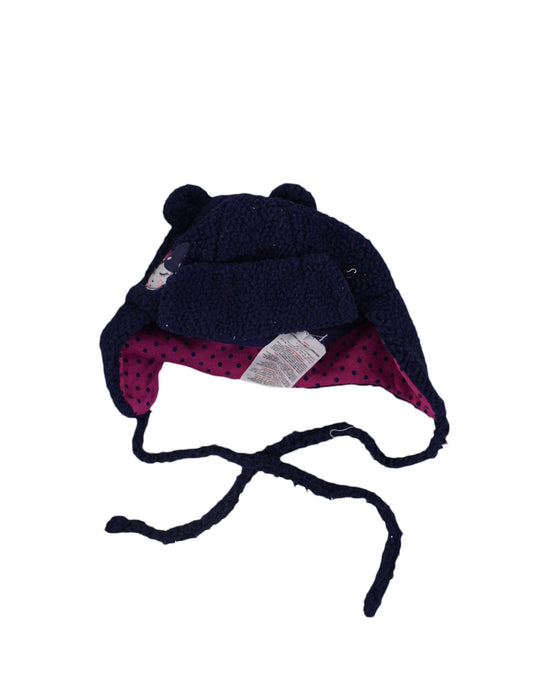 A Navy Winter Hats from La Compagnie des Petits in size O/S for girl. (Front View)