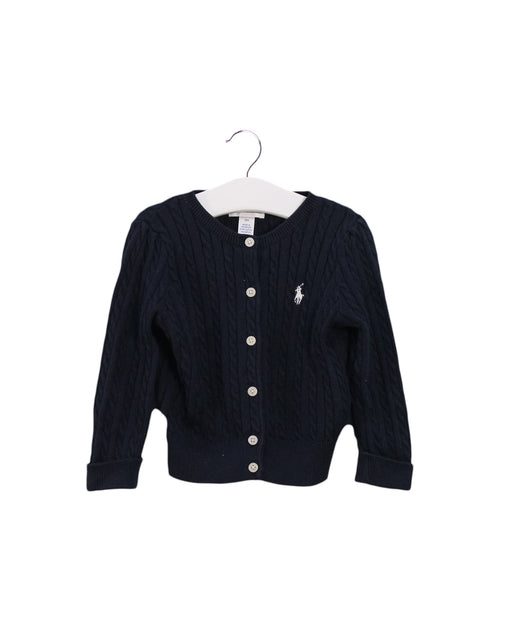 A Black Cardigans from Ralph Lauren in size 12-18M for girl. (Front View)