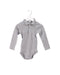 A Grey Bodysuits from Petit Bateau in size 2T for boy. (Front View)
