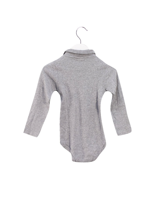 A Grey Bodysuits from Petit Bateau in size 2T for boy. (Back View)