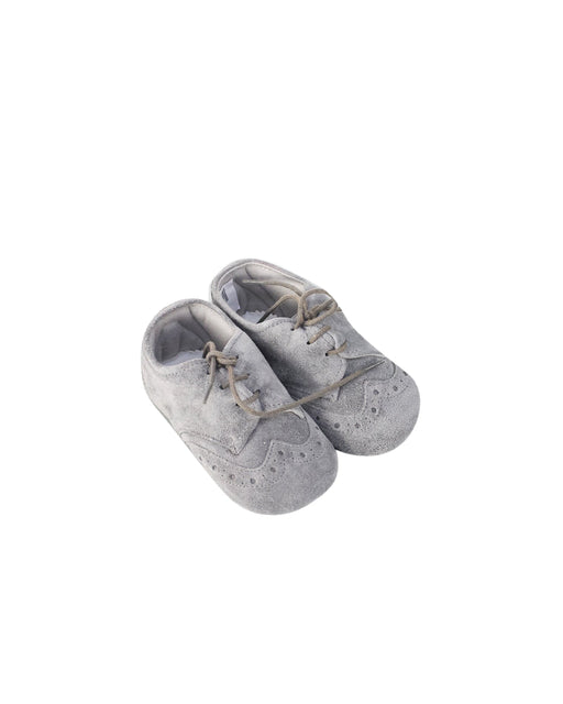 A Grey Booties from Fior di Coccole in size EU20-/-US4 for girl. (Front View)
