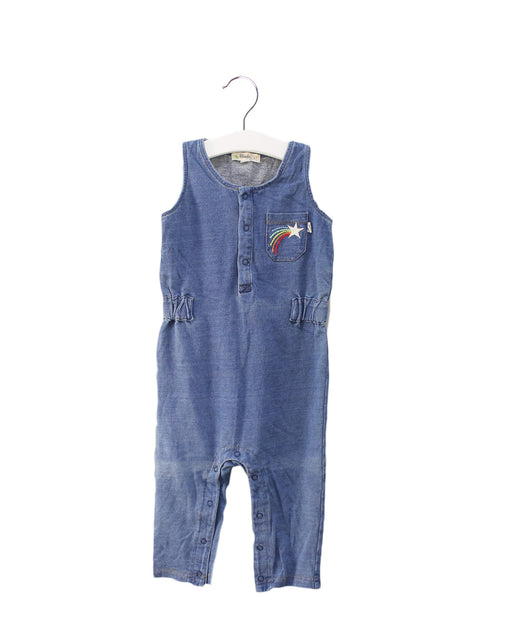 A Blue Jumpsuits from The Bonnie Mob in size 12-18M for girl. (Front View)