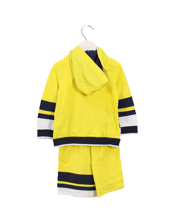 A Yellow Lightweight Jackets from Ferrari in size 2T for boy. (Back View)