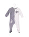 A White Long Sleeve Jumpsuits from Catimini in size 3-6M for boy. (Front View)