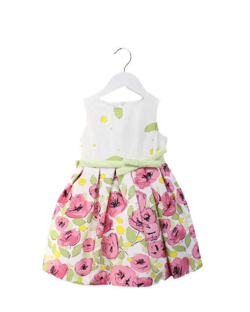 A Pink Sleeveless Dresses from Colorichiari in size 3T for girl. (Front View)