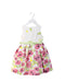 A Pink Sleeveless Dresses from Colorichiari in size 3T for girl. (Front View)