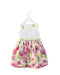 A Pink Sleeveless Dresses from Colorichiari in size 3T for girl. (Back View)