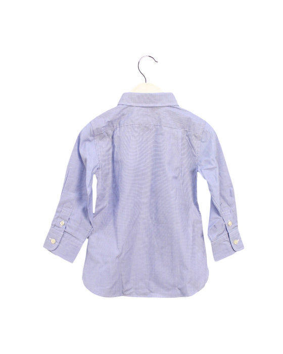 A Blue Shirts from Crewcuts in size 2T for boy. (Back View)