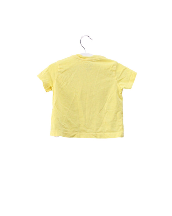 A Yellow Short Sleeve T Shirts from Ralph Lauren in size 0-3M for boy. (Back View)