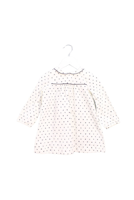 A White Long Sleeve Dresses from Bonpoint in size 2T for girl. (Front View)