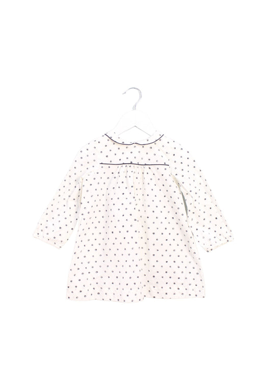 A White Long Sleeve Dresses from Bonpoint in size 2T for girl. (Front View)