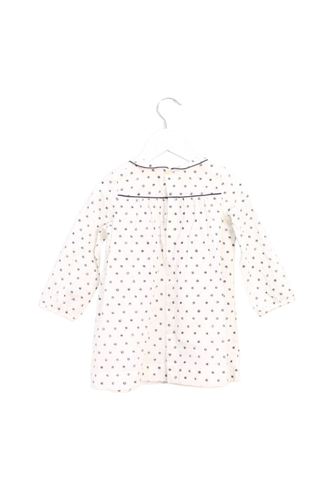 A White Long Sleeve Dresses from Bonpoint in size 2T for girl. (Back View)