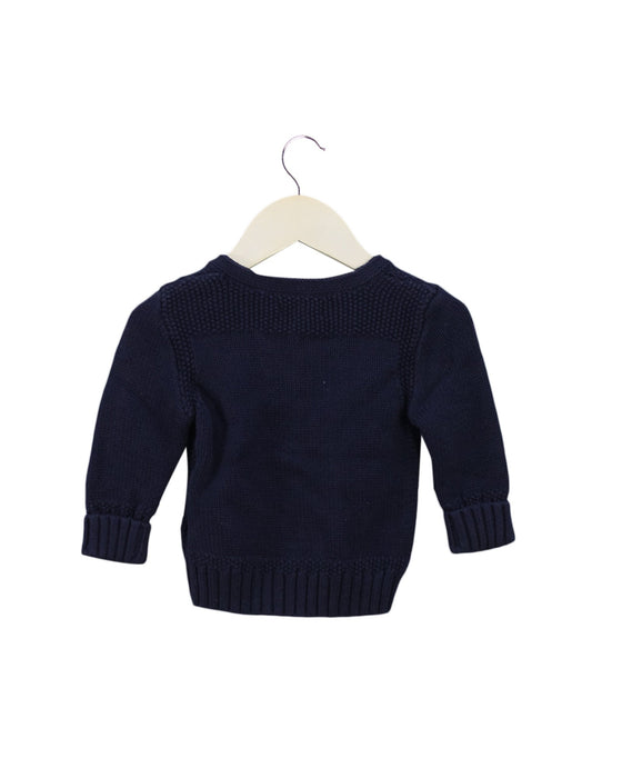 A Navy Cardigans from Ralph Lauren in size 6-12M for boy. (Back View)