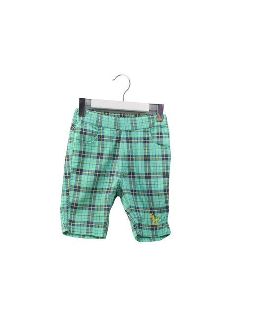 A Green Shorts from Kladskap in size 12-18M for boy. (Front View)