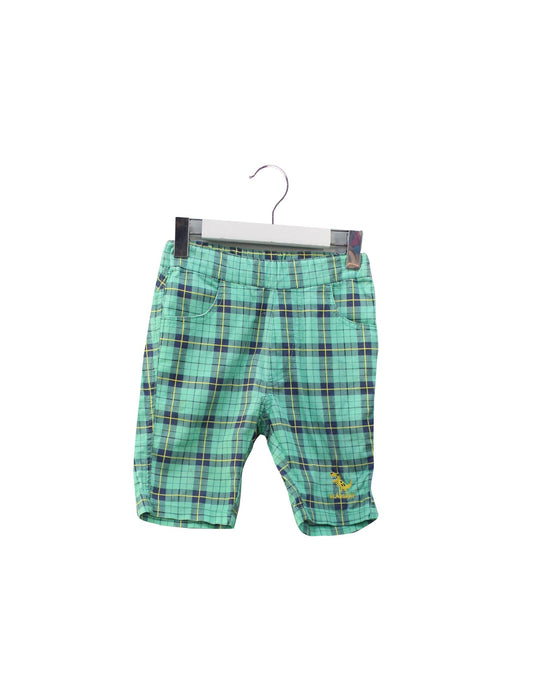 A Green Shorts from Kladskap in size 12-18M for boy. (Front View)