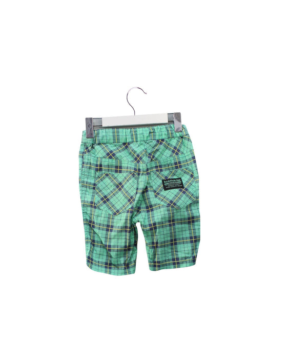 A Green Shorts from Kladskap in size 12-18M for boy. (Back View)