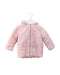 A Pink Puffer/Quilted Jackets from Miki House in size 18-24M for girl. (Front View)