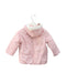 A Pink Puffer/Quilted Jackets from Miki House in size 18-24M for girl. (Back View)