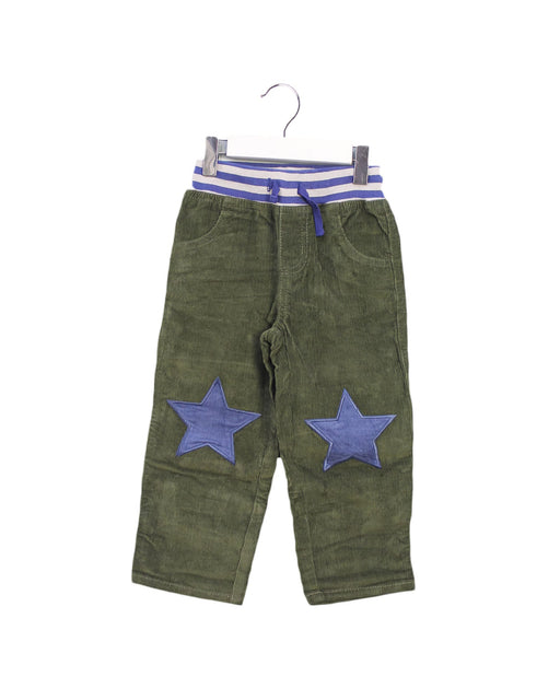 A Green Casual Pants from Boden in size 2T---3T for boy. (Front View)