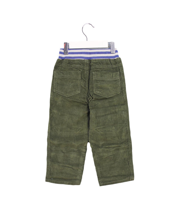 A Green Casual Pants from Boden in size 2T---3T for boy. (Back View)