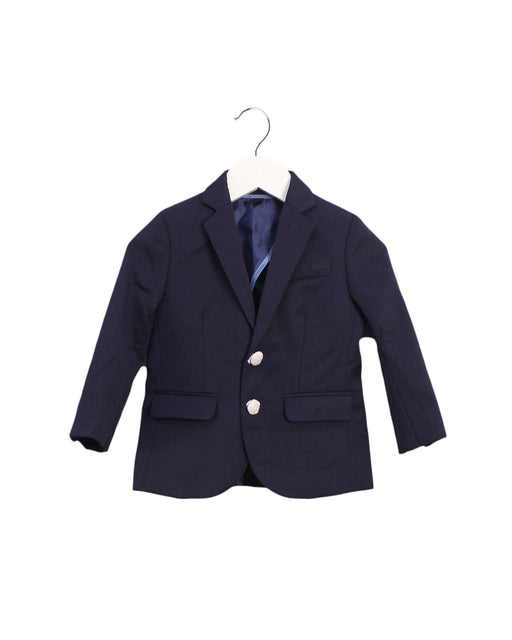 A Navy Blazers from Crewcuts in size 2T for boy. (Front View)