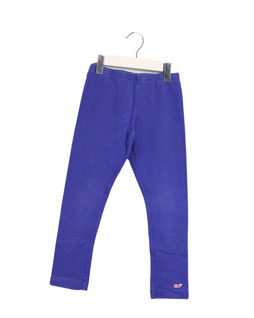 A Blue Leggings from Vineyard Vines in size 5T for girl. (Front View)