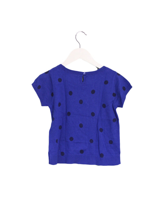 A Blue Short Sleeve Tops from Bonpoint in size 8Y for girl. (Back View)