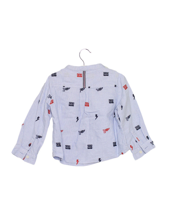 A Blue Shirts from Velveteen in size 12-18M for boy. (Back View)