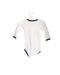A White Long Sleeve Bodysuits from Petit Bateau in size 3-6M for girl. (Back View)