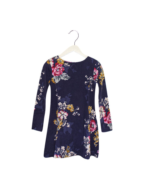 A Navy Long Sleeve Dresses from Joules in size 7Y for girl. (Front View)