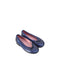 A Navy Flats from Jacadi in size 4T for girl. (Front View)