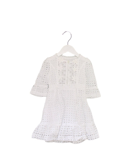 A White Long Sleeve Dresses from Nicholas & Bears in size 12-18M for girl. (Front View)