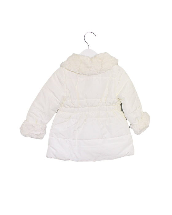 A White Puffer/Quilted Jackets from Special Day in size 12-18M for girl. (Back View)