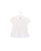 A White Short Sleeve Polos from Ralph Lauren in size 12-18M for girl. (Front View)