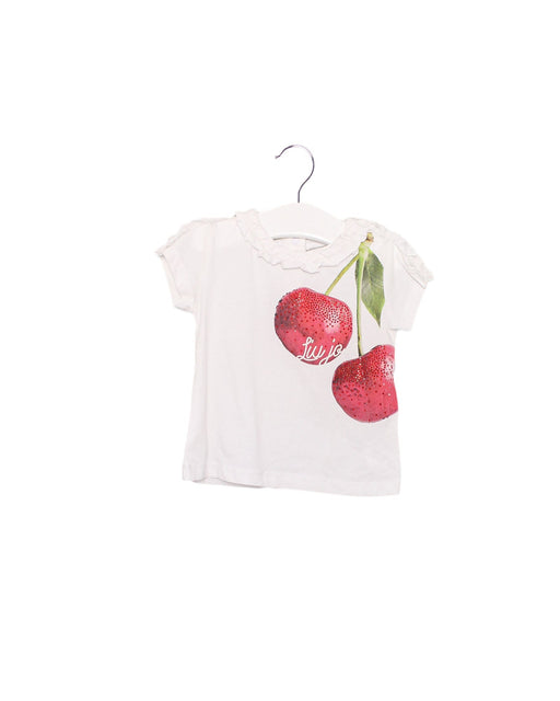 A White Short Sleeve T Shirts from Liu Jo in size 6-12M for girl. (Front View)